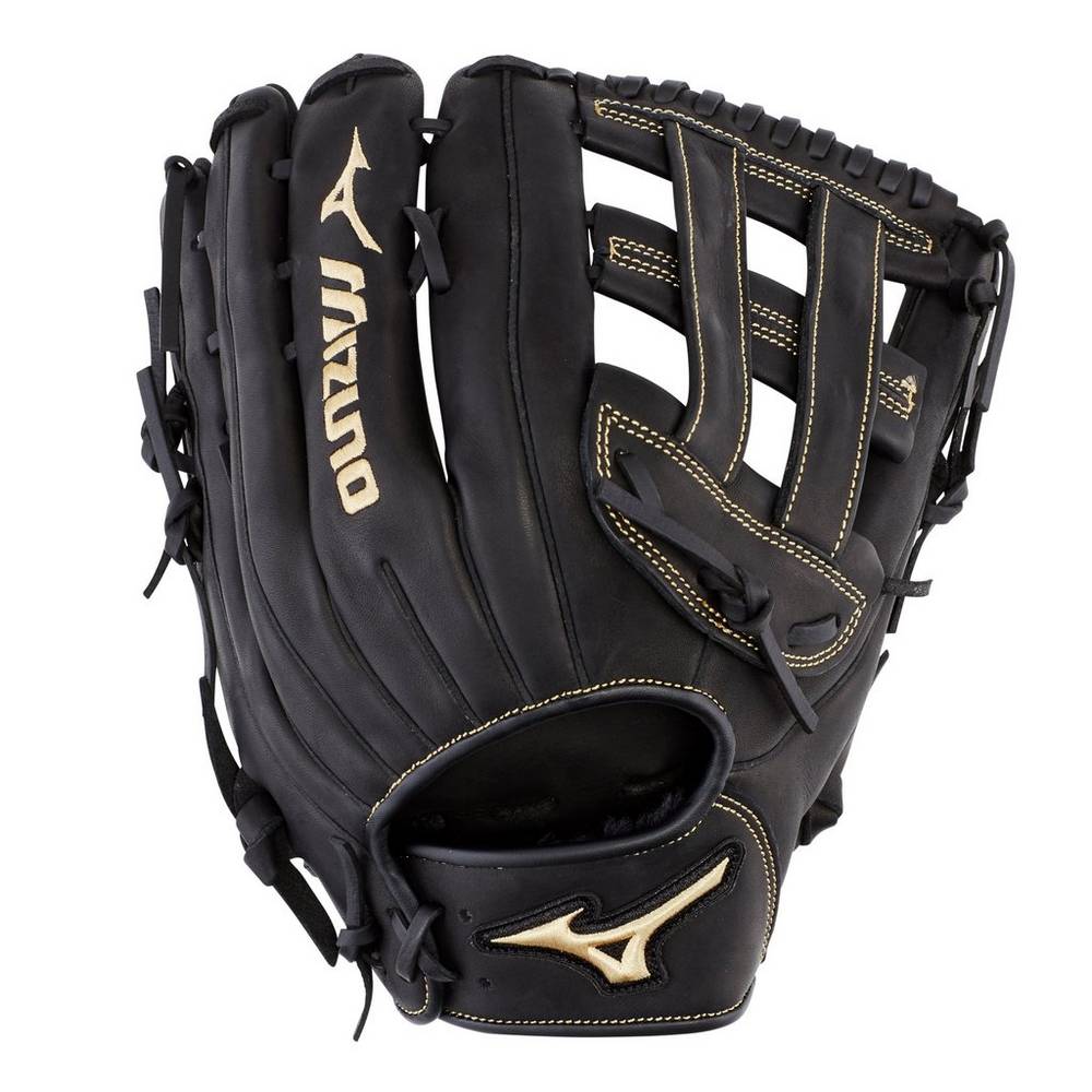 Mizuno MVP Series Slowpitch 13" - Bayan Eldiven - Siyah Türkiye (QJHNIC-837)